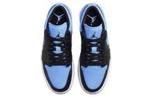 Air Jordan 1 Low 'University Blue' Black White Sneakers Men 553558-041 - Multicolor - View 4