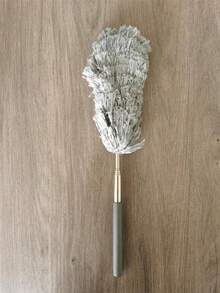 可伸缩除尘掸，不锈钢长柄清洁刷，汽车及家居清洁工具，超细纤维除尘掸 - 灰色1Pcs - 查看 10