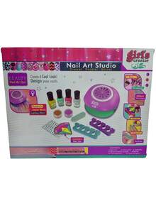 Kit De Juguete De Decoración De Uñas Nail Art Studio - Multicolor - Ver 4