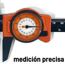 Vernier Precisión Milímetros, Calibradores de Plástico, 6 Inches y 150mm Sliding Caliper, Dial Caliper Vernier, Deslizante de Doble Escala, Herramienta de Medición - 1 - Ver 5