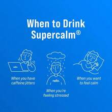 Nello Supercalm Calming Drink Mix With KSM-66 Ashwagandha Vitamin D3 Magnesium & L-Theanine Supports Cortisol Balance Mood Sleep 20 Servings Travel Packets Dietary Supplement - 1-GÓI - Xem 2
