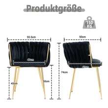 Dining Chairs - Black - View 2