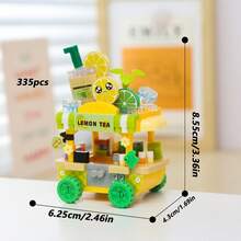 迷你城市街景积木套装，包含花店、文具店、小吃店、礼品店、商场，适合建筑爱好者，趣味十足的小规模搭建挑战，DIY创意家居装饰，房间装饰玩具，DIY益智玩具，成人积木套装礼物，适合节日、生日、圣诞节、情人节、复活节、母亲节、父亲节等场合的礼物。 - 城市街景迷你積木 - 查看 30