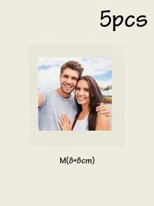 定制熨烫贴纸，个性化T恤熨烫贴纸，定制热转印，可定制照片/文字/Logo/图片的生日礼物，结婚礼物，DTF转印膜，胸前Logo熨烫贴纸，新郎新娘，伴娘伴郎，朋友，家人，必备品，定制热转印印刷，尽显魅力，节日日历，永恒的爱 - 風格A - 查看 24