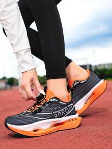 女士渐变色跑步鞋，旋钮式系带，透气舒适，轻便缓震，时尚运动休闲鞋，春夏款