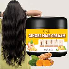 GZE 生姜护发霜：滋养修护干枯、毛躁、受损发质——深层滋养，令天然卷发柔软顺滑亮泽，有效抚平毛躁，提升光泽，30克 - 薑色 - 查看 5