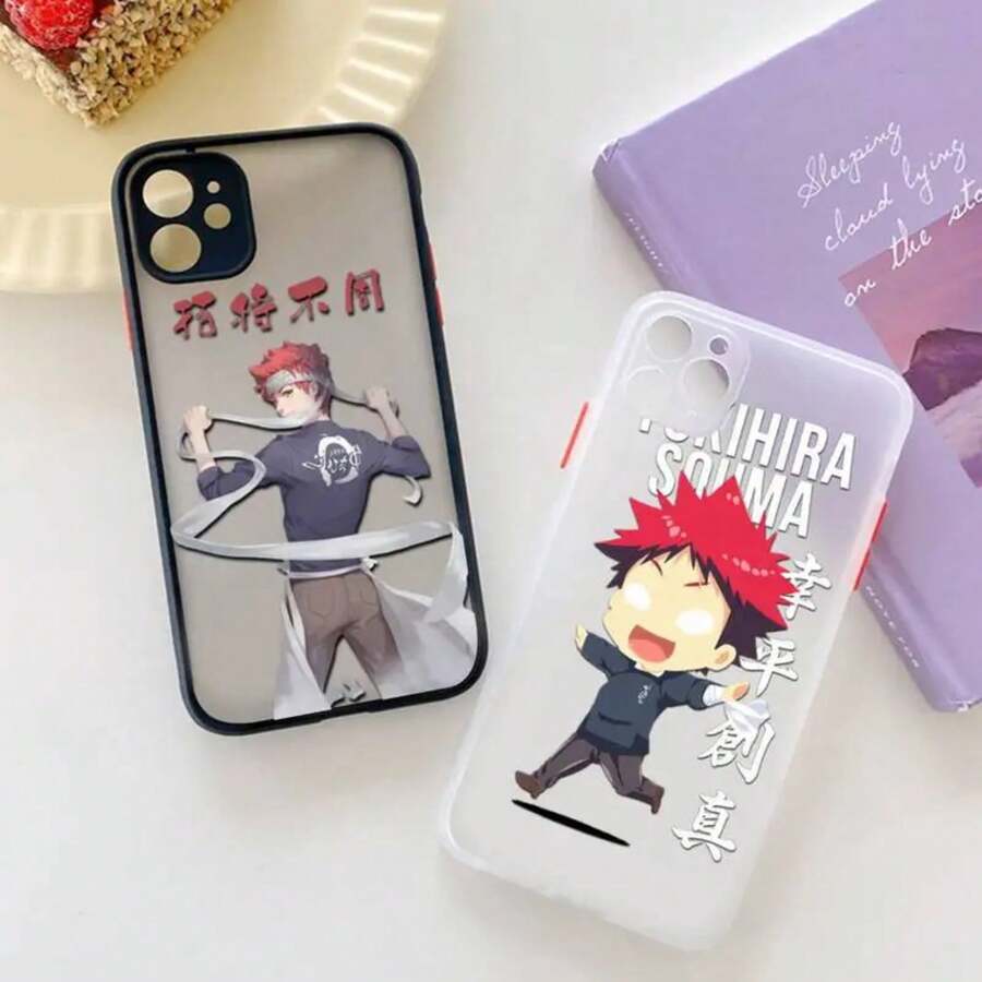 Soma Yukihira Food Wars Shokugeki No Soma Anime Phone Case Compatible With X XR XS 7 8 Plus 11 12 Pro MAX, Matte Shockproof Case, Case Compatible With 17 Pro Max Case, 17 Pro Case, 17 Case, 16 Pro Max Case - A1 - View 1