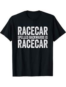 Men's Racing Gift T-Shirt, Mechanic, Fast Racing, Racing Fun - Siyah - Görünüm 1