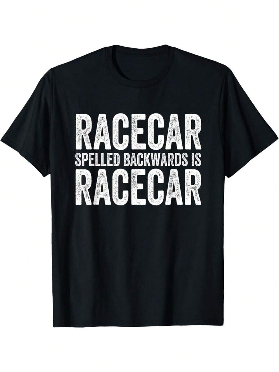 Men's Racing Gift T-Shirt, Mechanic, Fast Racing, Racing Fun - Siyah - Görünüm 1