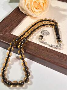 1pc Muslim Religious 45 Beads Acrylic Single Strand Tasbih/Misbaha Prayer Beads, Durable Acrylic Material For Daily Islamic Ritual Use - Multicolor - View 11