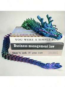 90厘米可动关节3D打印巨型飞龙模型 | 热门减压玩具 | 节日惊喜礼物 | 办公桌/汽车装饰，情人节男士礼物