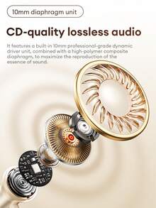 Lenovo Y111 Neckband Bluetooth Earphones, Sports Running Sweat-Proof, Long Battery Life, HIFI Sound Quality, Low Latency, Gaming, Clear Hands-Free Calls With Microphone, Passive Noise Cancellation, Wireless Earbuds Compatible With Smartphones And Computers - 米色 - 查看 4