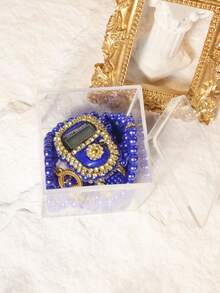 1pc Rosary Counter Set - High-End Packaged Counting Ring, Bracelet With Counter, Counter, Electronic Manual Button Counter, Compact Portable Ring Counter, Thumb Press Counter - Multicolor - View 10