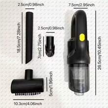 Akane Cordless Vacuum Cleaner, Rechargeable Super Powerful Cordless Handheld Vacuum Cleaner, Lightweight And Portable Design, Barrier-Free Wireless Cleaning, Strong Suction, High Cleaning Efficiency, Convenient For Home And Car Use, Built-In 1800mAh Rechargeable Battery