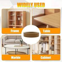 1 Roll 393.7 Inch X 0.78 Inch Wood Grain Decorative Tape - PVC Table Edge Banding, Thick Self-Adhesive Edging, Suitable For Furniture, Cabinets, Easy To Tear And Stick, PVC Material, 0.2mm Thickness, Cabinet Decorative Tape, Wall Edge Trim, Shaped Decorative Self-Adhesive Edging - Multicolor - View 9