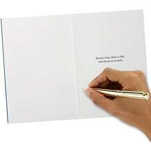 Hallmark Signature Love Card, tarjeta de aniversario, tarjeta de cumpleaños romántica, tarjeta de día más dulce (desee en una estrella)(Ralph Waldo Emerson Love Cita) - Multicolor - Ver 5