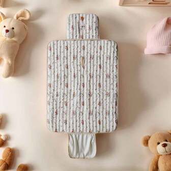 1pc Portable Foldable Baby Diaper Changing Pad, Waterproof Diaper Changing Mat
