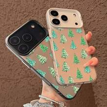 A Christmas And Thanksgiving gift, Colored Silvery Printed Phone Case, for  case, Suitable for  Models 17, 16, 15, 14, 13, 12, 11, Plus Pro Max, Suitable As Birthday Gift, Girlfriend, Boyfriend Or Self-Use ABCD - Blanco - Ver 5