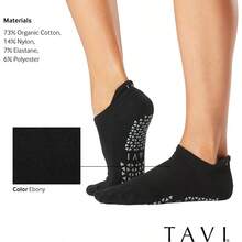 Grip Barre, Dance, Pilates, Calcetines de Yoga Calcetines Antideslizantes para Mujer - M + Ébano - Ver 2