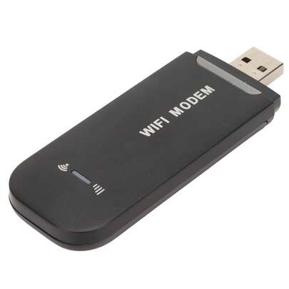 4G WiFi Router Black Up To 10 Users Stable Easy Connection USB Plug And Play 4G LTE Router For Hotspot Micro SIM Card Phone PC (SIM Card Not Included)