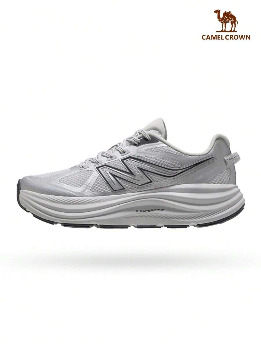 CAMEL CROWN Men's Slip-On Walking Shoes, Comfortable Tennis Sneakers For Running, Gym Workout, Breathable Lightweight Athletic Shoes - Grey - View 1