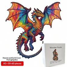 Cute Dinosaur Pattern Puzzle, Pterosaur Jigsaw Puzzle, Adult Stress Relief Toy, Unique Wooden Puzzle, Suitable As Halloween, Christmas, Thanksgiving Gifts, Expressing Devil, Romantic Couple Game, Cat Gifts, Women's Games, Men's Games, Christmas, Toys, Demons, Interactive, Party Games, Games, I Play, Stitch Toys, Travel Toys, Classroom Fidget Toys, Mini Stuff, Bath Toys, Christmas Stationery, Stress Ball, Birthday Gifts, Holiday Gifts, Perfect Gifts - Apricot - View 8