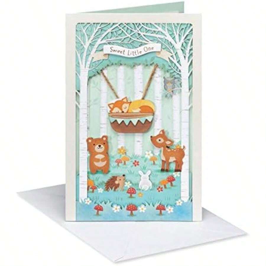 American Greetings Nueva tarjeta de bebé (tu increíble familia)(Tu increíble familia) - Multicolor - Ver 1