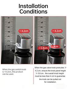 2/4/8 Pack Gas Stove Knob Covers - Protective Kitchen Accessories For Gas Stoves,Kitchen Safety Locks ,Convenient Gas Stove Protective Covers, Home Kitchen Safety Protection, Ideal For Families With Children