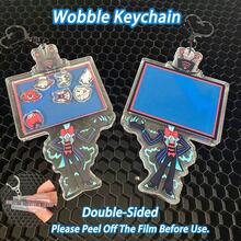 Haz-Bin/Hotel Shaker Charm, Anime Keychain, Wobble Keychain, VOX Keychain, Creative Keychain, Wobble Keychain, Anime Keychain, 7pcs Wobble Hanging Charms, Bag Charm, Car Charm, Birthday Gift, Party Favor, Christmas Gift - Multicolor - View 6