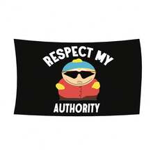 Respect MY Authority Flag 3*5FT Durable Polyester Banner/Flag Suitable For Indoor And Outdoor Parties, Birthday Decorations, Etc. - 3x5 Feet - View 1