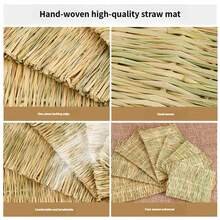 Pet Mats, Hand-Woven, Rabbit, Guinea Pig, Hamster, And Baby Bob Feet Mats, Rabbit Nests, Pet Supplies, All-Season Small Pet Mats. - Multicolor - View 5