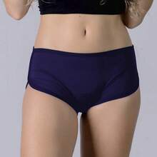 Fluxx Navy Blue Menstrual Nighttime Panties/Shorts - Navy Blue - View 1