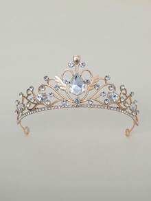 تاج مرصع بالراين للنساء، تاج أميرة أنيق، مناسب لحفلات عيد الميلاد والحفلات الراقصة والزفاف وعيد الحب - متعدد الألوان - مشاهدة 18