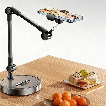 可调节金属手机支架，耐用通用手机支架（适用于直播、网课、Vlog 等） - 斋月/开斋节礼物、复活节礼物、智能手机支架、手机收纳支架 - 多种款式和颜色可选