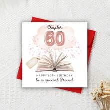 Fun 60th Birthday Card, Friend's 60th Birthday Card, Friend's Pink 60th Birthday Card, Best Friend's 60th Birthday Card - Multicolor - View 7
