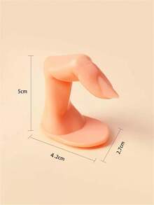 5pcs Nail Art Practice Fake Fingers, Suitable For Daily Use - Yellow - View 11