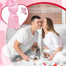 2pcs/Set Adjustable Cute Heart Pocket Apron, Suitable For Household, Work, Baking, Cooking, Gift For Women & Girls, Pink - Pink - View 5