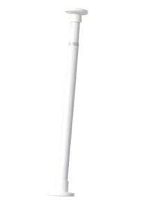 1根弹簧式伸缩窗帘杆，承重力强，适用于浴帘杆、晾衣架、窗帘杆、罗马帘杆、衣柜支撑杆、门帘杆等。浴室用品，浴室工具。 - 白色 - 查看 8