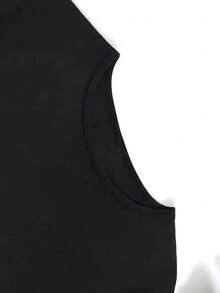 Staying Alive Women's Plus Size T-Shirt Shirt Casual 220g Funny Oversized Graphic Short Sleeve 1 Pcs Tee Novelty Crew Neck Top 100% Polyester - 黑色 - 查看 3