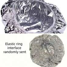 1/3/10个装可重复使用防水浴帽，适合所有发型，可用于染发、美发造型护理，锡箔发膜浴帽