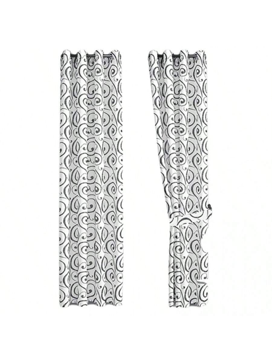 Cortinas transparentes Color Negro de alta durabilidad de 140cm*225cm, CORTINA 1 PZ