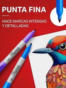 Sharpie, Marcadores Permanentes, Portraits, Colores Variados, 24 Piezas - Multicolor - Ver 6