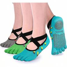 One Size + 3 Pairs -blue/Gray/Green