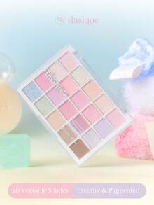 Dasique 20-Color Eyeshadow Palette Make Up Long-Lasting High Pigment Graduation Birthday,Easy To Use Smooth Blendable, Vegan Formula Cruelty-Free, Holiday Essential Rose Girl Best Color Charm Vibe, Christmas Gifts For Women, Fancy Fashion Women Brand Makeup Back To School