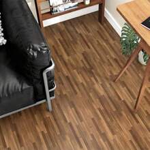 1 Roll Wood Grain Self-Adhesive Vinyl Flooring, Natural Wood Appearance, Easy Peel And Stick, Waterproof, Suitable For Bedroom, Kitchen, RV, Bathroom And Living Room (15.76*118inch)