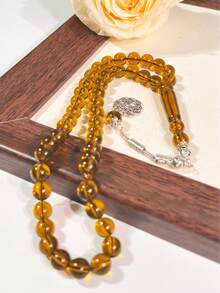 1pc Muslim Religious 45 Beads Acrylic Single Strand Tasbih/Misbaha Prayer Beads, Durable Acrylic Material For Daily Islamic Ritual Use - Multicolor - View 12