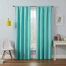 Eclipse Kendall - Cortina térmica para Ventana de Dormitorio o Sala de Estar (1 Panel), 42 x 54 Pulgadas, Color(Azul (Pool) 106.7An x 213.4Al cm (1 Paneles)) - Multicolor - Ver 3