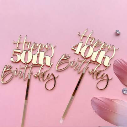 3pcs/6pcs Acrylic Doctorial Hat Graduation Party Cake Topper Congratulations Graduation For Students Graduation Party Cake Decorations