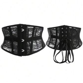 1 st kort midjebandage för kvinnor, midjeträningskorsett för ytterkläder, lämplig för fest och vardagsbruk