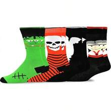 4 pares de calaveras fantasma de Halloween